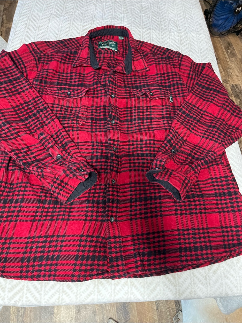 Woolrich XXXL Men's Red & Black Plaid Button-Down Casual Jacket/Shaket